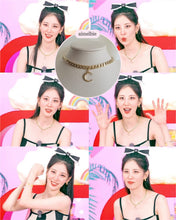 Load image into Gallery viewer, Crescent Moon Bold Chain Choker - Gold (SNSD Seohyun and Kep1er Xiaoting Necklace)