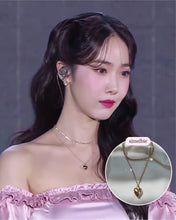 Load image into Gallery viewer, Modern Heart Layered Necklace - Gold (VIVIZ Sinb, Oh My Girl YooA, STAYC Seeun Necklace)