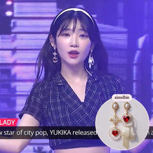 Load image into Gallery viewer, Ruby Love Wizard Earrings (Weeekly Jaehee, Soeun Earrings)