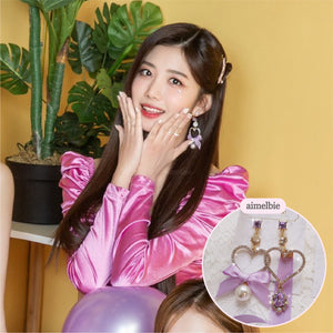 Violet Candy Pop Earrings (TWICE Momo Earrings)