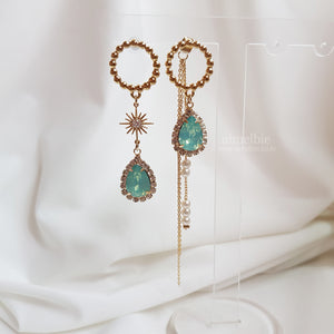 [Kim Sejeong Earrings] Meteor Shower Earrings - Mint