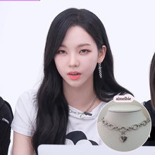 Load image into Gallery viewer, [Aespa Karina, VIVIZ Eunha, Penthouse Han Jihyun, Nevertheless Yanghyeji choker] Heart Lock Choker