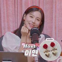 Load image into Gallery viewer, Darling Rose Earrings (G-idle Miyeon, Woo!ah! Nana, STAYC J Earrings)