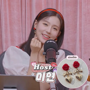 Darling Rose Earrings (G-idle Miyeon, Woo!ah! Nana, STAYC J Earrings)