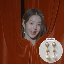 Load image into Gallery viewer, Minerva Earrings - Gold version (IVE Wonyoung, IVE Yujin, fromis_9 Nakyung, Bravegirls Yujeong Earrings)
