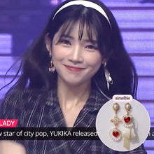 Load image into Gallery viewer, Ruby Love Wizard Earrings (Weeekly Jaehee, Soeun Earrings)