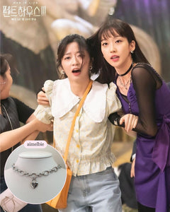 [Aespa Karina, VIVIZ Eunha, Penthouse Han Jihyun, Nevertheless Yanghyeji choker] Heart Lock Choker