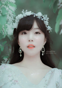 Moon-kissed Forest Earrings (Apink Bomi, CLC Yujin earrings)