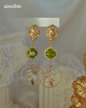 Load image into Gallery viewer, Aphrodite Series - Fresh Leaves Earrings