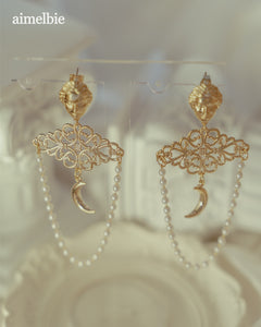 Aphrodite Series - Lunar Queen Coronation Earrings