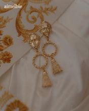 Load image into Gallery viewer, Aphrodite Series - Ring and Tassel Earrings