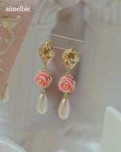 Load image into Gallery viewer, Aphrodite Series - The Rose Garden Earrings (Pink ver.)