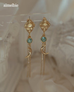 Aphrodite Series - Under the Moonlight Earrings (Aqua ver.)