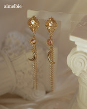 Load image into Gallery viewer, Aphrodite Series - Under the Moonlight Earrings (Peach ver.)
