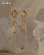 Load image into Gallery viewer, Aphrodite Series - Under the Moonlight Earrings (Peach ver.)