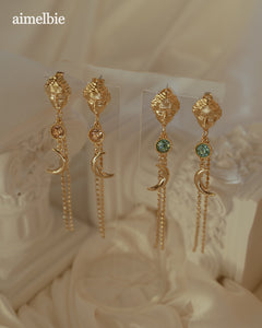 Aphrodite Series - Under the Moonlight Earrings (Peach ver.)