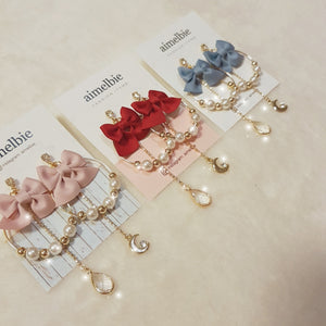 Ribbon Fairy Earrings (Woo!ah! Sora, Kep1er Mashiro, Weeekly Jaehee Earrings)