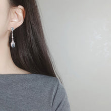 Load image into Gallery viewer, Teardrops of Mermaid Earrings - Aqua Blue