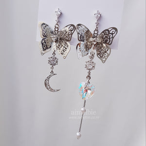 Butterfly Fantasy Earrings (fromis_9 Nakyung, VIVIZ Umji Earrings)