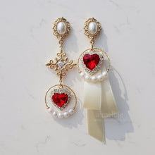 Load image into Gallery viewer, Ruby Love Wizard Earrings (Weeekly Jaehee, Soeun Earrings)