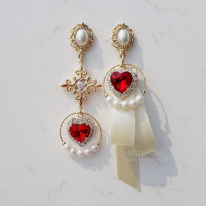 Ruby Love Wizard Earrings (Weeekly Jaehee, Soeun Earrings)