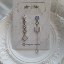 Load image into Gallery viewer, Modern Pastel Blue Chic Earrings