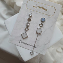 Load image into Gallery viewer, Modern Pastel Blue Chic Earrings