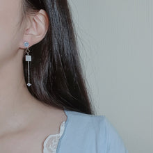 Load image into Gallery viewer, Modern Pastel Blue Chic Earrings