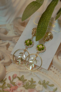 Aphrodite Series - Fresh Leaves Earrings