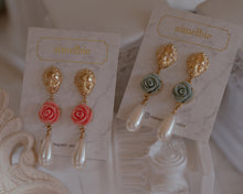 Load image into Gallery viewer, Aphrodite Series - The Rose Garden Earrings (Pink ver.)