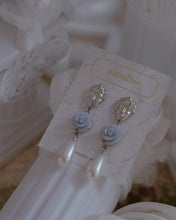 Load image into Gallery viewer, Aphrodite Series - The Rose Garden Earrings (Light Blue ver.)
