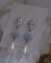 Load image into Gallery viewer, Aphrodite Series - The Rose Garden Earrings (Light Blue ver.)