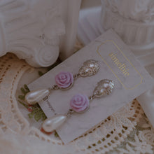 Load image into Gallery viewer, Aphrodite Series - The Rose Garden Earrings (Violet ver.)
