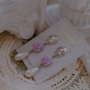 Aphrodite Series - The Rose Garden Earrings (Violet ver.)