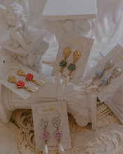 Load image into Gallery viewer, Aphrodite Series - The Rose Garden Earrings (Violet ver.)