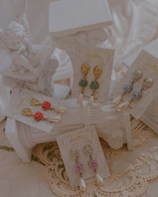 Load image into Gallery viewer, Aphrodite Series - The Rose Garden Earrings (Violet ver.)