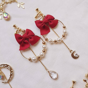 Ribbon Fairy Earrings (Woo!ah! Sora, Kep1er Mashiro, Weeekly Jaehee Earrings)