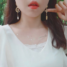 Load image into Gallery viewer, Luna Lullaby Earrings - Gold (Wekimeki Yoojung Earrings)