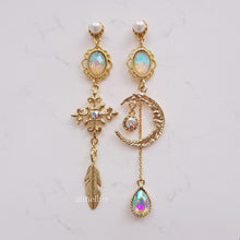 Load image into Gallery viewer, Luna Lullaby Earrings - Gold (Wekimeki Yoojung Earrings)