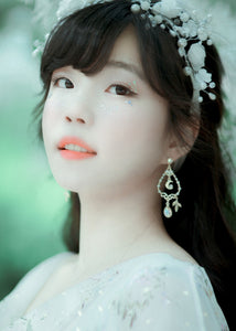 Moon-kissed Forest Earrings (Apink Bomi, CLC Yujin earrings)