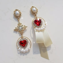 Load image into Gallery viewer, Ruby Love Wizard Earrings (Weeekly Jaehee, Soeun Earrings)