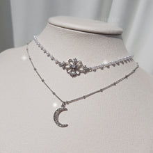 Load image into Gallery viewer, Art Nouveau Moon - necklace (&#39;Nevertheless&#39; Hyeji Yang, Kep1er Hikaru Necklace)