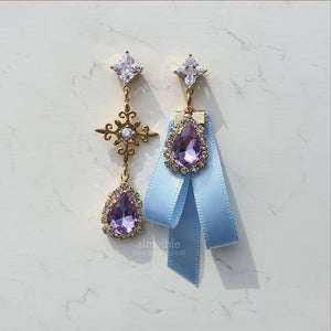 Violet Fantasy Wizard Earrings (Weeekly Monday Earrings)