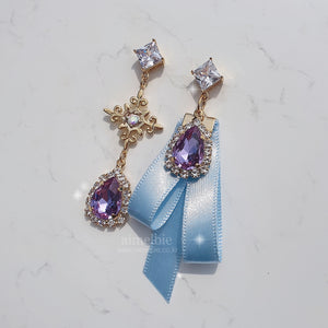 Violet Fantasy Wizard Earrings (Weeekly Monday Earrings)