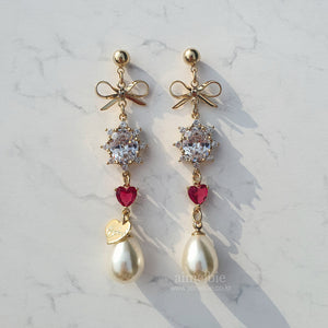 Heart Princess Earrings (Weeekly Jihan Earrings)