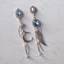 Load image into Gallery viewer, Teardrops of the Moon Angel Earrings