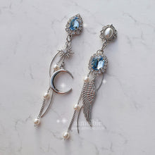 Load image into Gallery viewer, Teardrops of the Moon Angel Earrings
