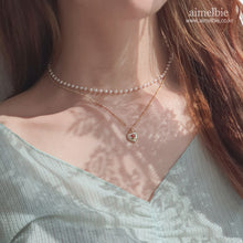 Load image into Gallery viewer, [Kim Sejeong, Billlie Tsuki, Oh My Girl Binnie Necklace] Vintage Rose Heart Layered Necklace