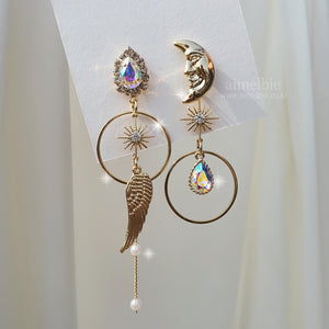 Moon and Starlight Earrings (Nature Sohee Earrings)