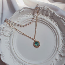 Load image into Gallery viewer, Baroque Blue Layered Necklace